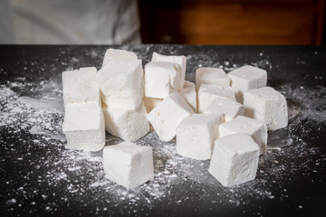 Pile of Marshmallow Cubes