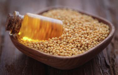 Golden Mustard with oil