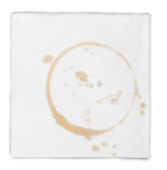 Napkin with Coffee Stains