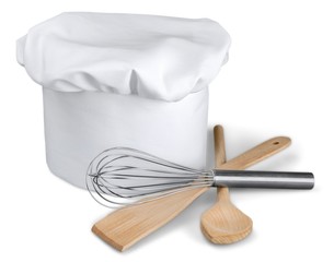 Chef Hat with Cooking Utensils