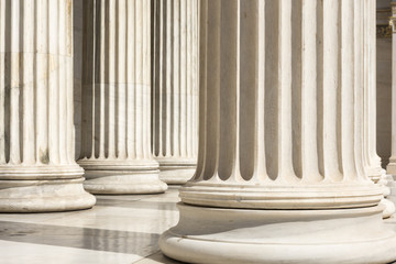 row of columns