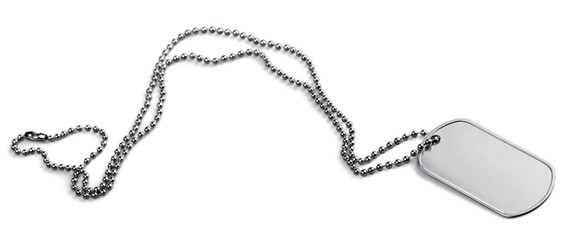 Blank Dog Tag