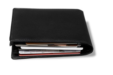 Wallet with Credit Cards in it