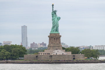 Obraz na płótnie Canvas Statue of Liberty from NY Harbour