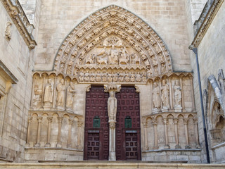 South door of the Cathedral of Saint Mary - Burgos, Castile and Leon, Spain