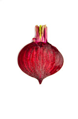 beets vegetable in the section on white 