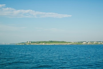 Beautiful Views of Block Island in Rhode Island. 
