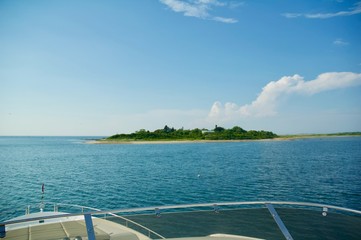 Views of Block Island in Rhode Island. 