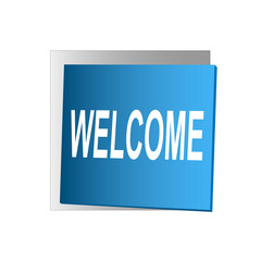 welcome sign concept