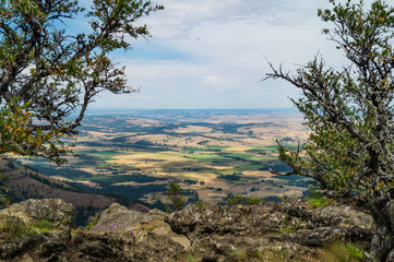 Grande Ronde Valley viewed from Skyline Road near La Grande, Oregon, USA