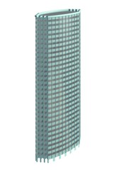 3D illustration skyscraper building isolated on white background
