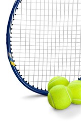 Tennis Racket and Balls