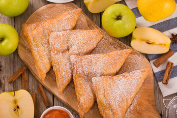 Apple puffs.