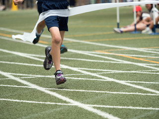 徒競走のゴール