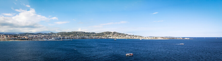 Naklejka na ściany i meble Panoramic view of Cannes, France