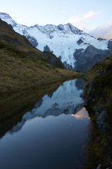 Naklejka na ściany i meble Mountain view in New Zealand