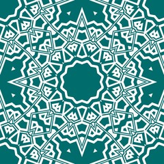 Abstract Vector seamless pattern with abstract geometric style. Repeating sample figure and line. For modern interiors design, wallpaper, textile industry.