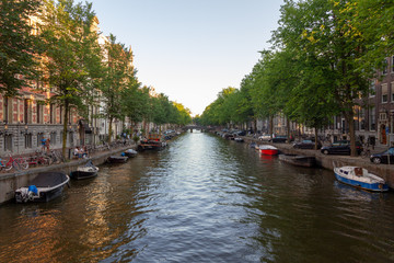 Fototapeta na wymiar amsterdam canal
