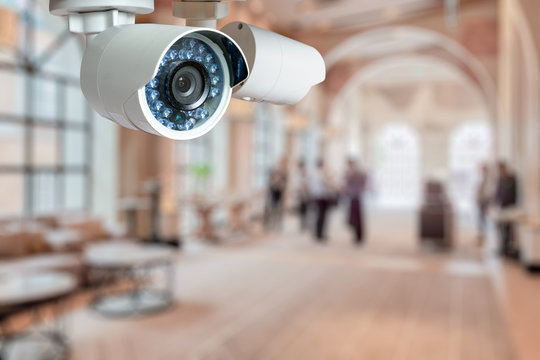 CCTV Security camera or surveillance system in building