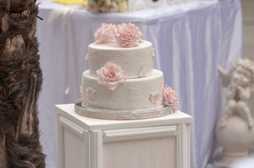 Fototapeta na wymiar a wedding cake