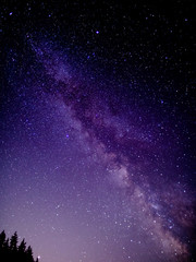 夏の夜の天の川(オレゴン州)