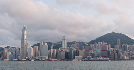 Obraz premium Hong Kong urban skyline