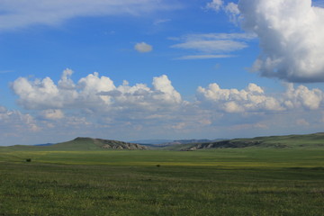 Obraz premium the green desert in georgia