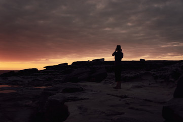 Sunrise selfy