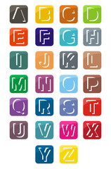 line in box logo alphabet