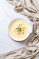 steamed egg with crab