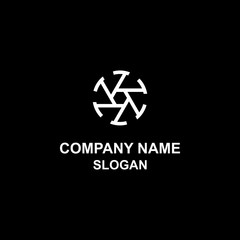 Unique circle shutter shape logo, for photography business.