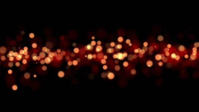 Bokeh Light Particles Shiny Glowing Background