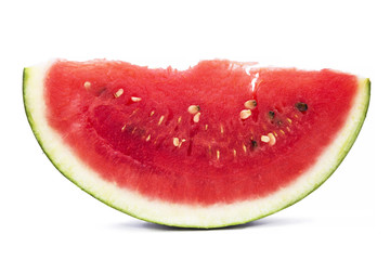 slice of watermelon isolated