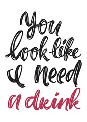 hand lettering banner for your design