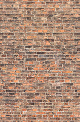 orange and black old brick wall seamless background