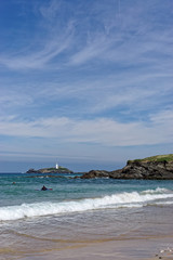 Gwithian Beach and Lighthouse