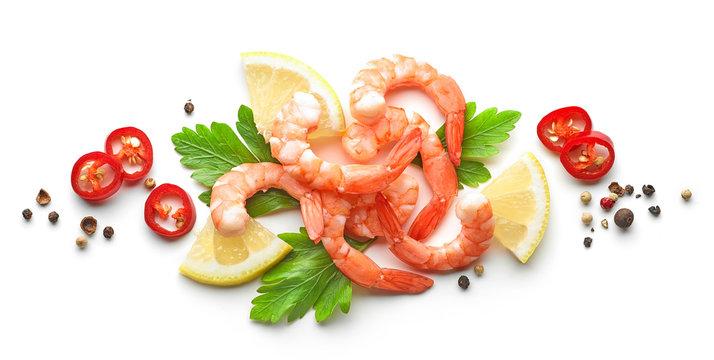 composition of prawns and spices