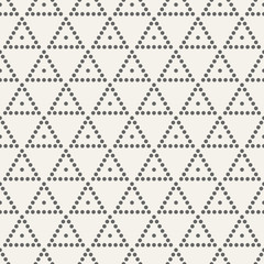 Dotted triangles pattern.