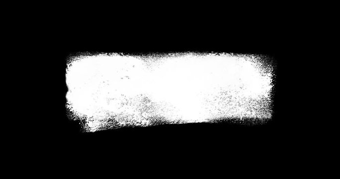 Animated Watercolor Brush Line Banner