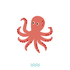 Vector illustration of octopus © KY