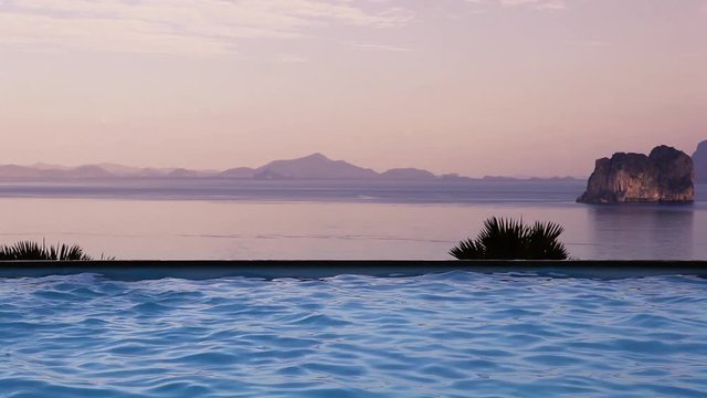 Luxurious Infinity swimming pool.