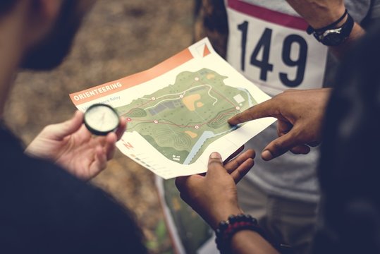 Outdoor Orienteering Check Point Activity