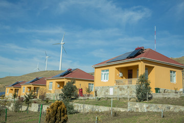 Solar-powered electricity system Home . biogas factory, using sugar beet pulp as a renewable form...