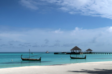 The Sea and Clouds of Maldives