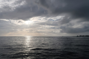 The Sea and Clouds of Maldives