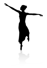 Ballet Dancer Silhouette © Christos Georghiou