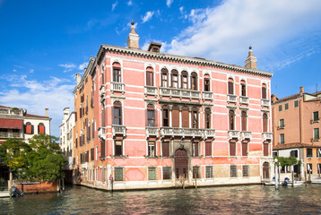 Fototapeta na wymiar Palazzo Fontana Rezzonico, Venice, Italy