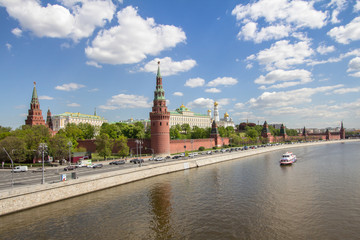 Obraz premium Moscow Kremlin wall, Russia