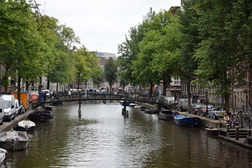 Fototapeta na wymiar Amsterdam, Pays-Bas