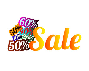 Concept for sale, on an isolated background